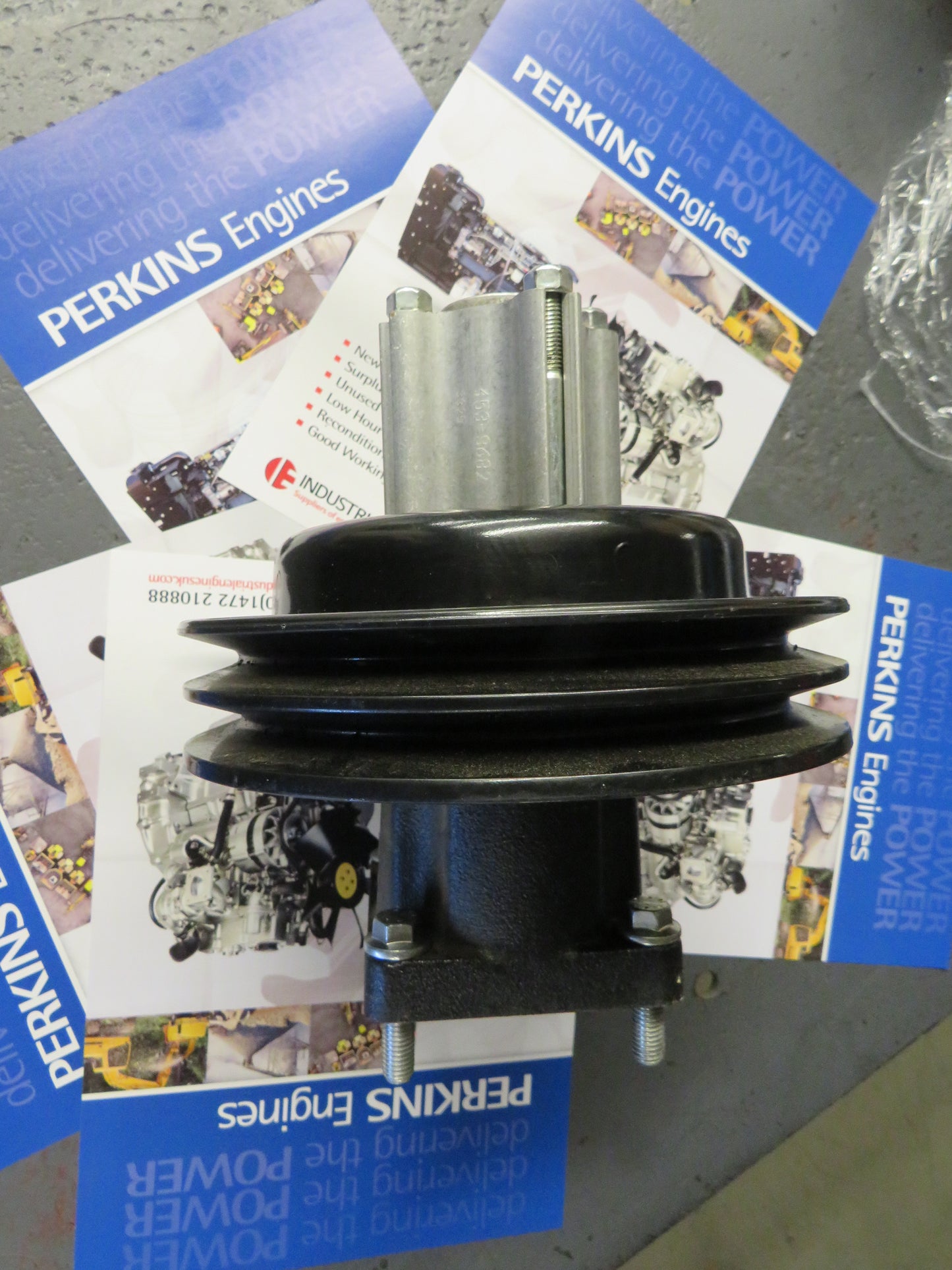Perkins NL 1104 fan tower/pillar mount with pulley & fan extension
