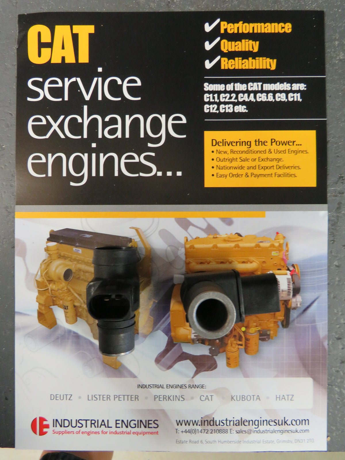 Cat Caterpillar 376-1398 Crankcase Breather Heated Sensor Connection