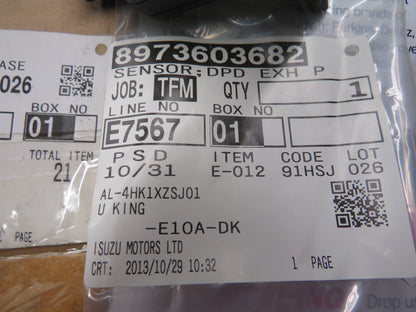 Isuzu 8973603682 DPD differential Pressure sensor 8-97360368-2