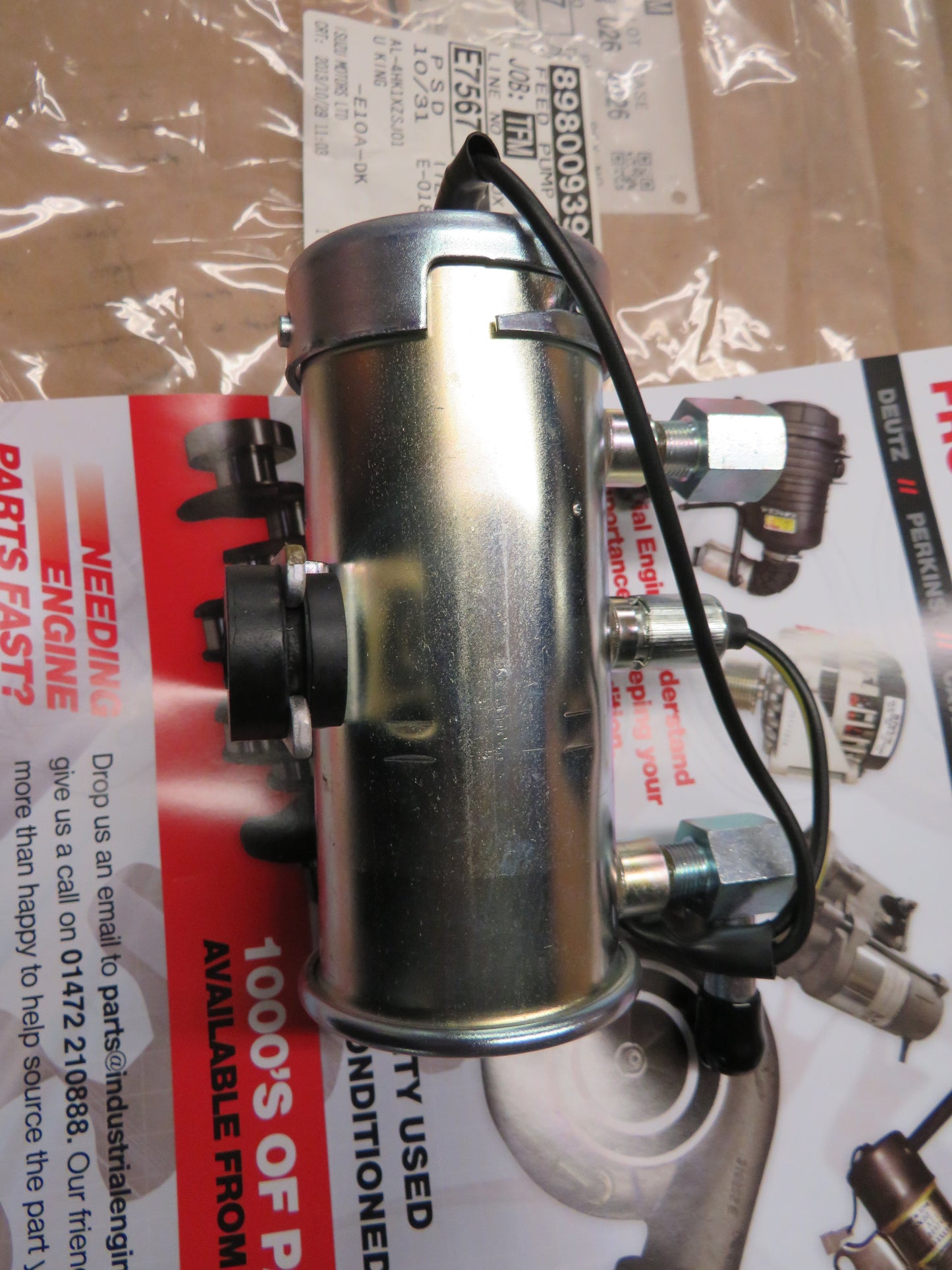 Isuzu u-shin 24v fuel lift pump 8980093971 B6950