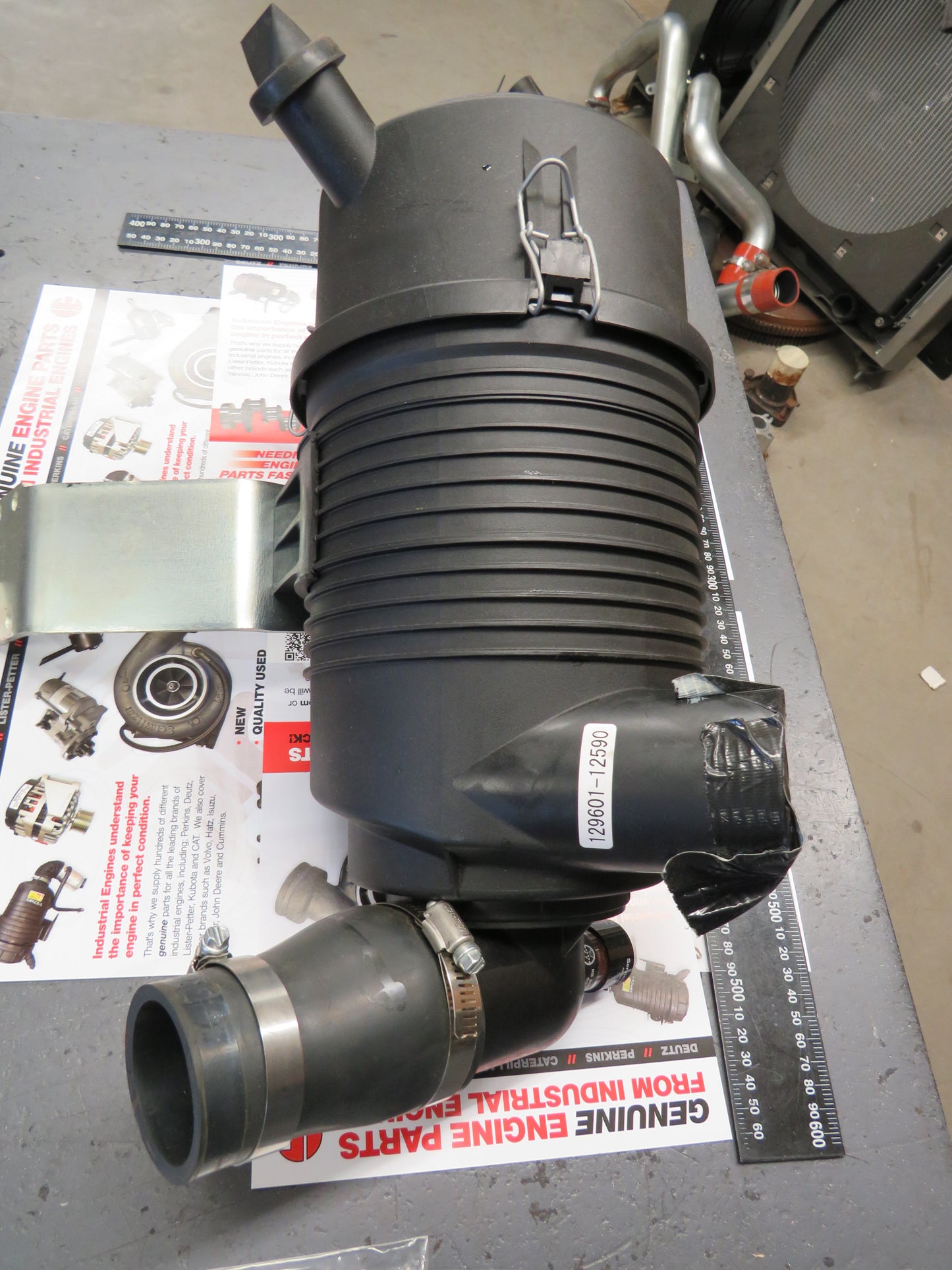 Yanmar 3TNV88 Air filter assembly complete with air filters 129601-12590 Genuine