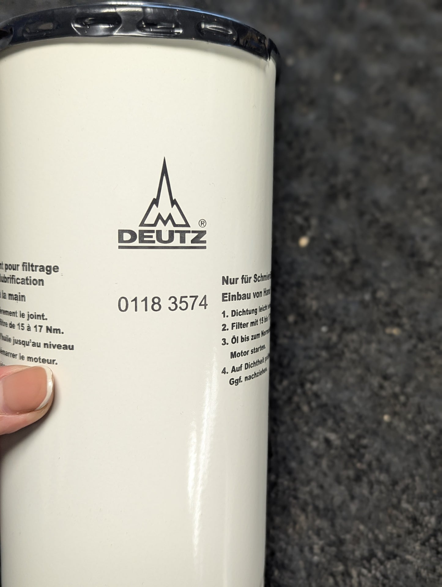 Deutz Oil Filter 0118-3574