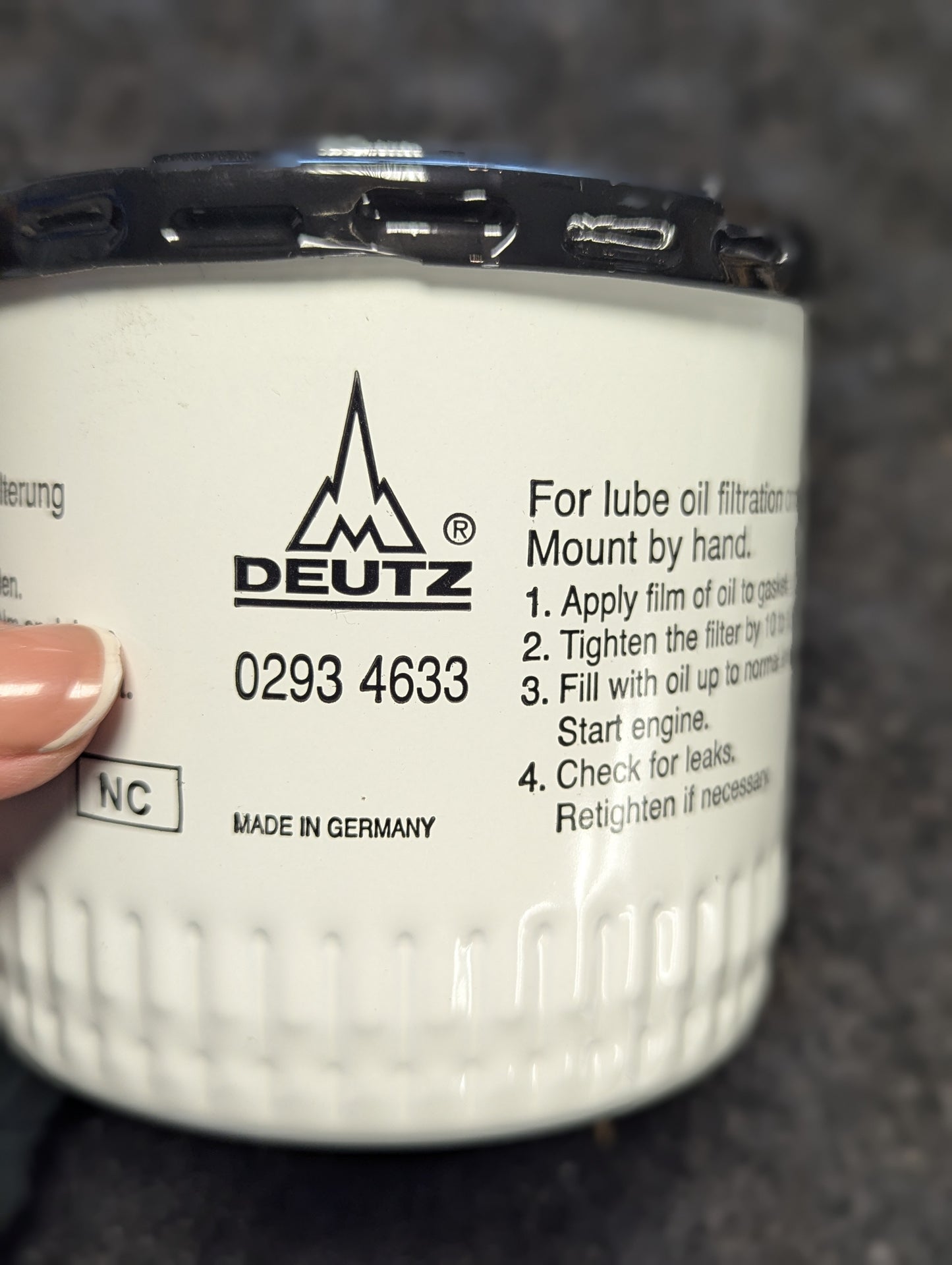 Deutz Oil Filter 0293-4633