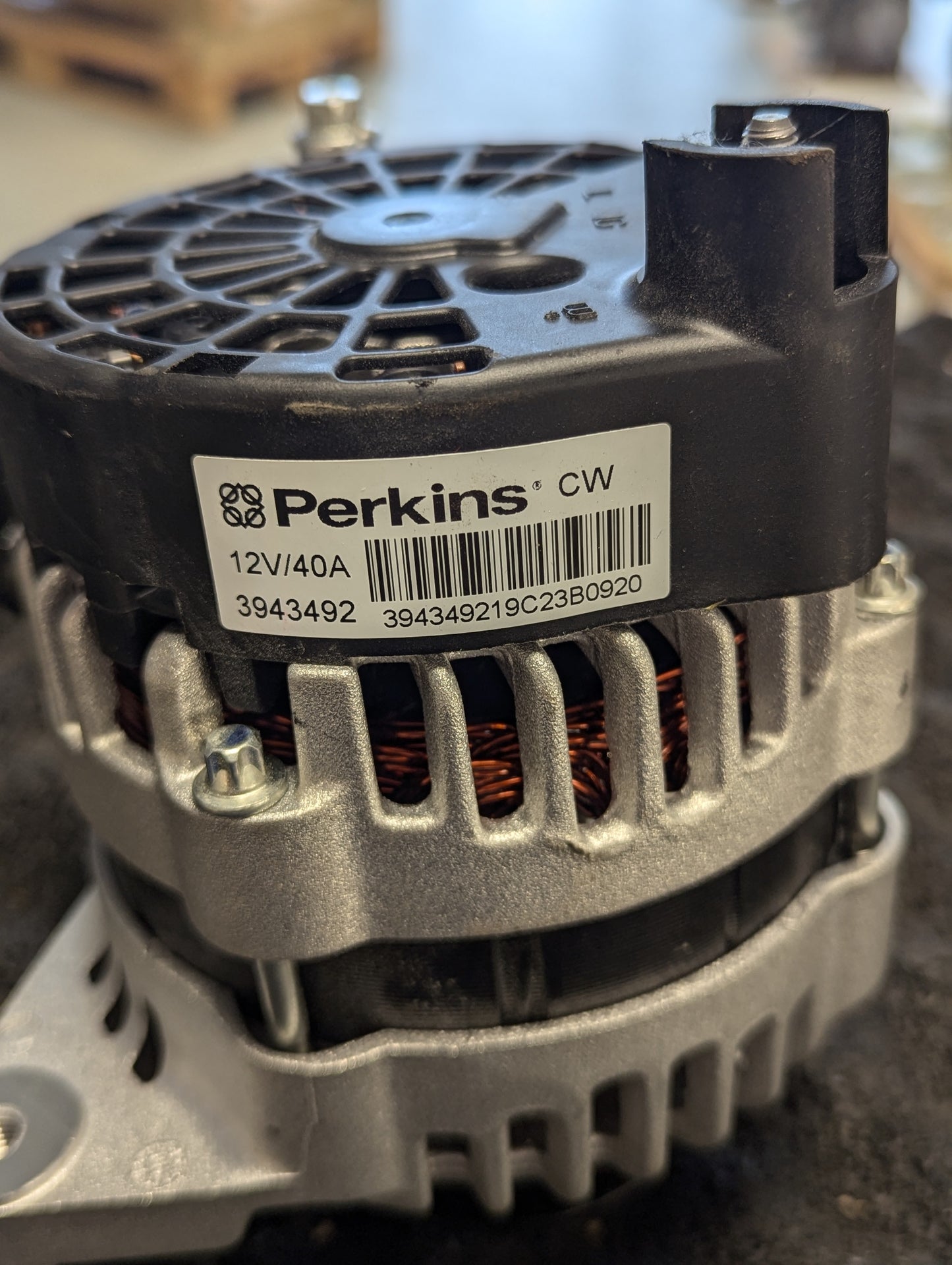 Perkins Alternator (12V) 3943492