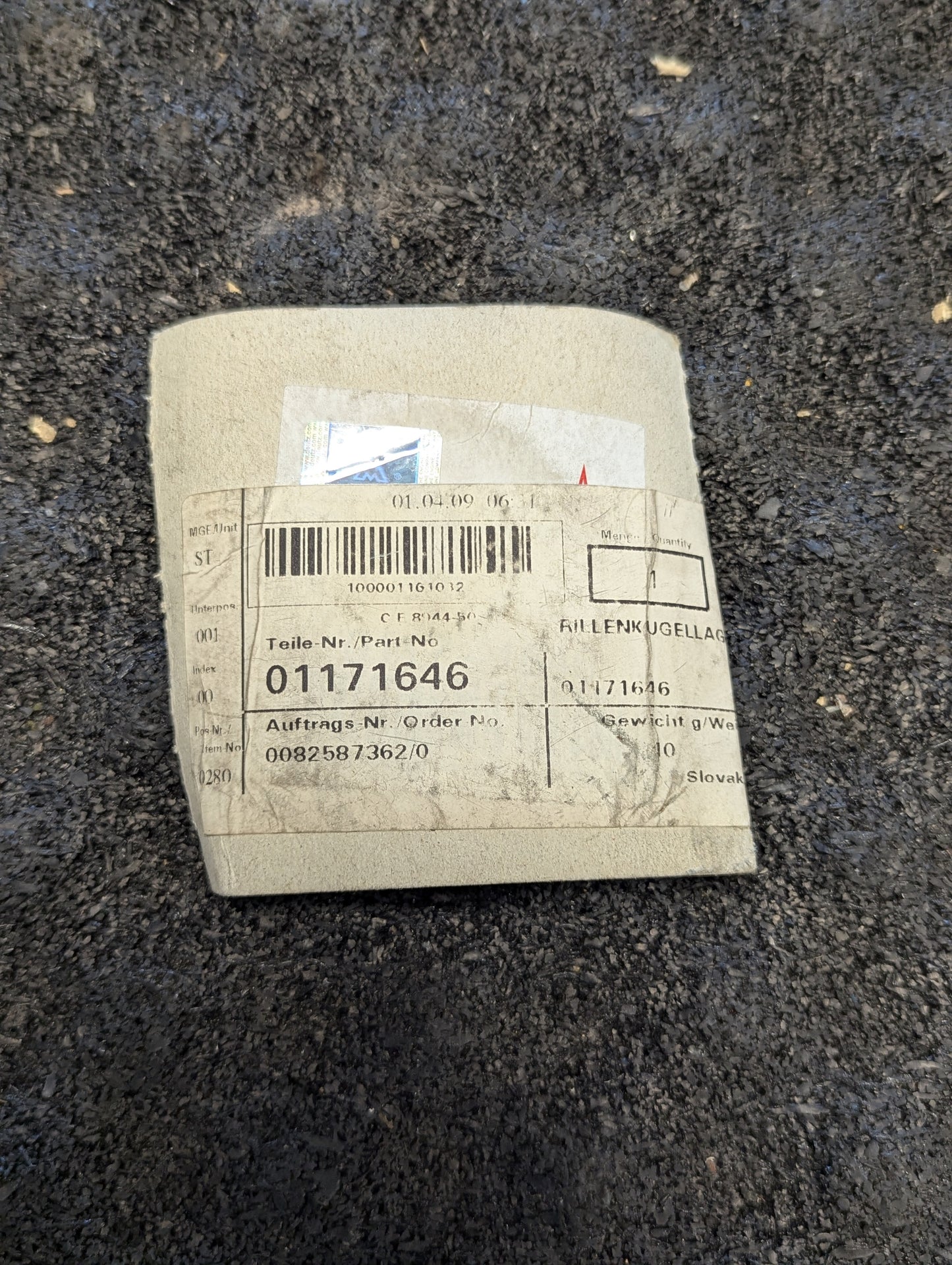 Deutz Ball Bearing 0117-1646