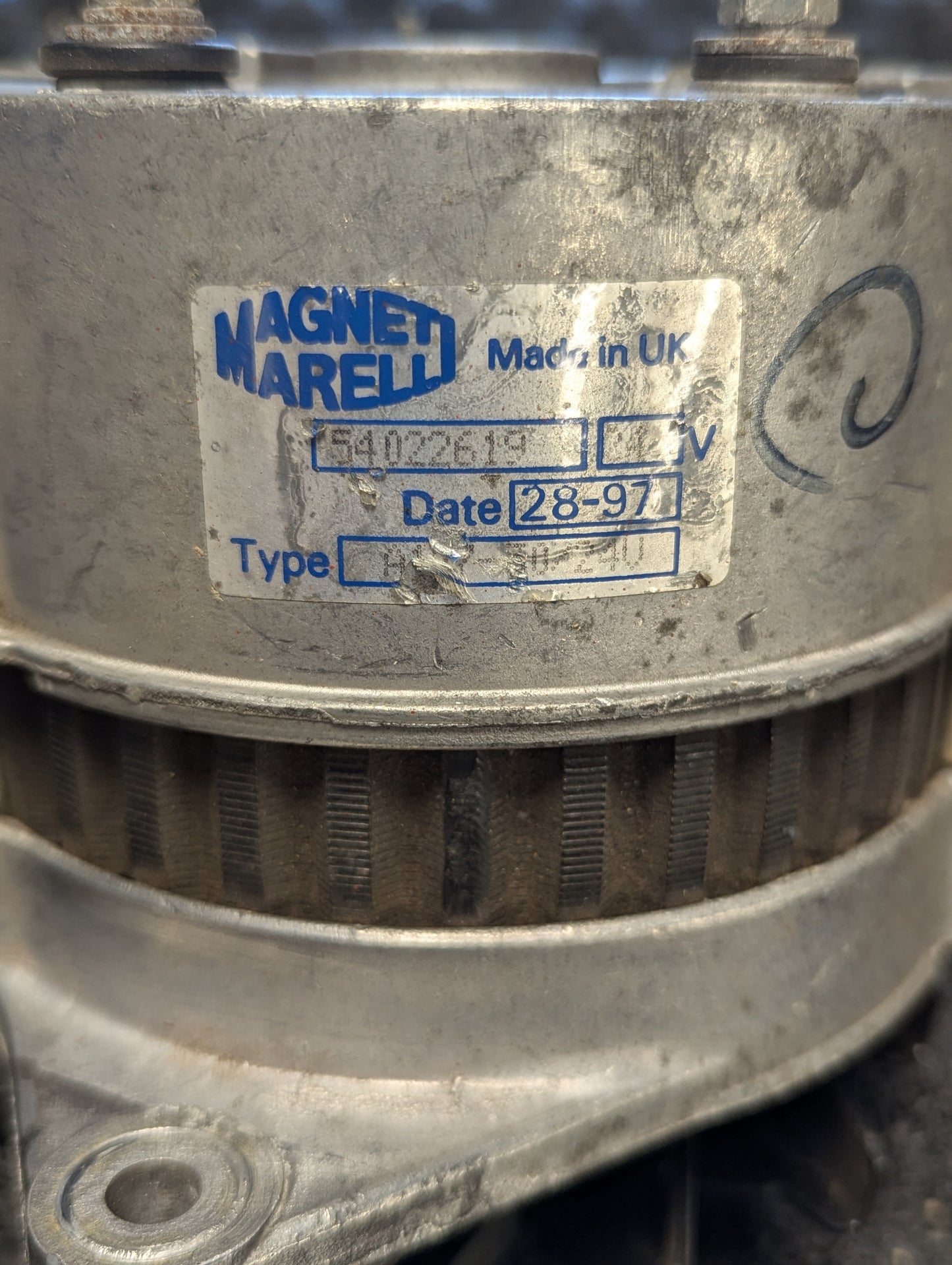 Magnet Marell Alternator 54022619