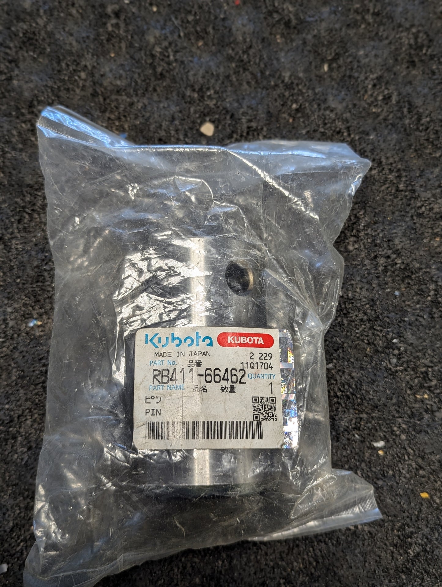 Kubota Pin RB411-66462