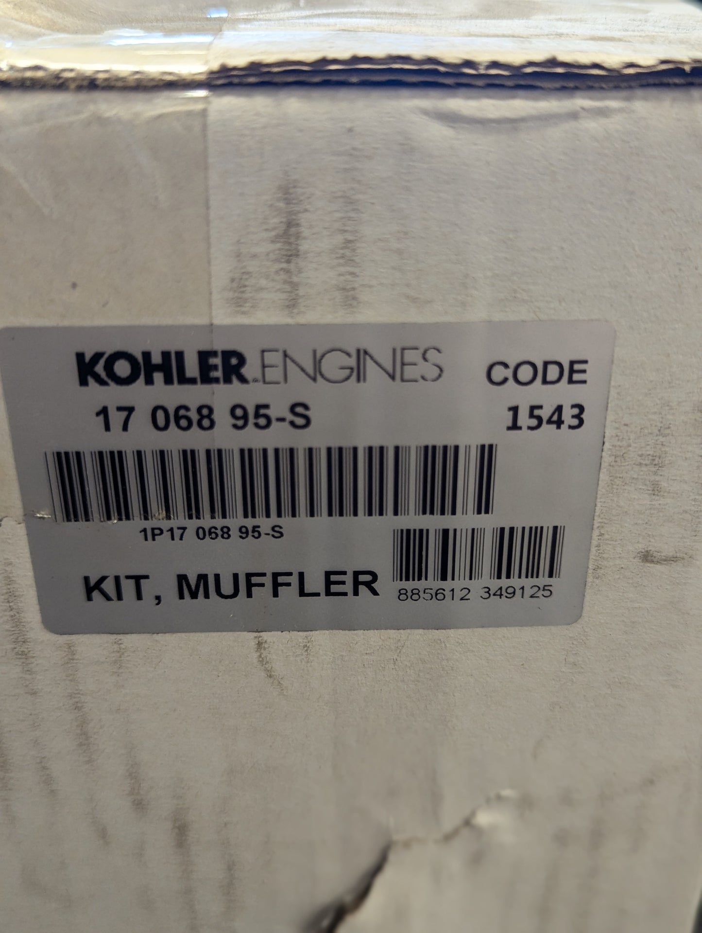 Kohler Muffler Kit 1706895