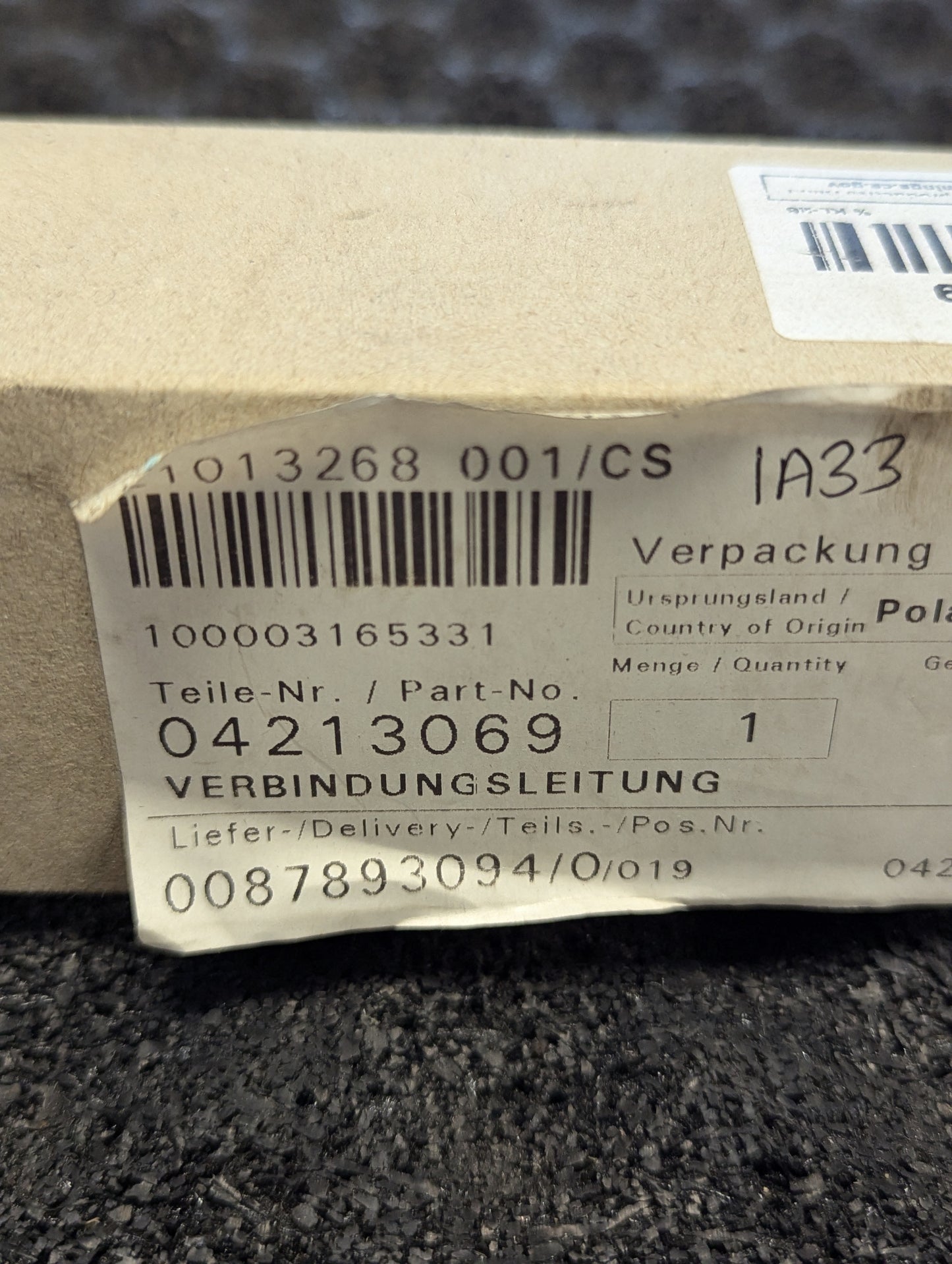 Deutz Connecting Pipe 0421-3069