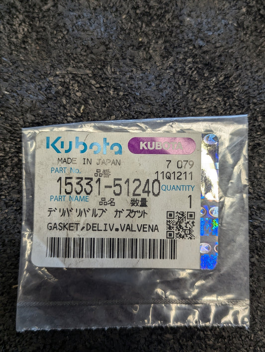 Kubota Gasket Delivery Valve 15331-51240