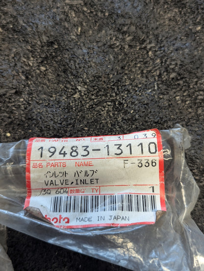 Kubota Inlet Valve 19483-13110