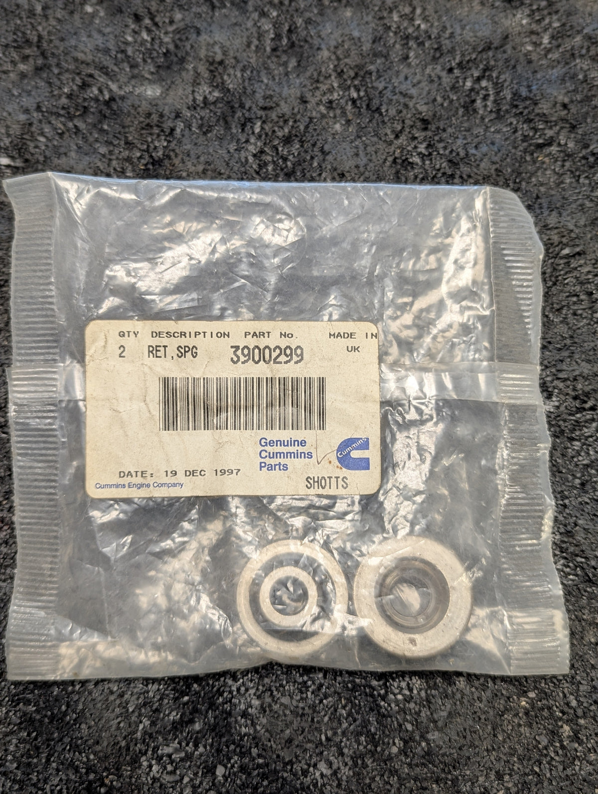 3900276 Spring Cummins Spring Retainer 3900299 – Industrial Engines Shop