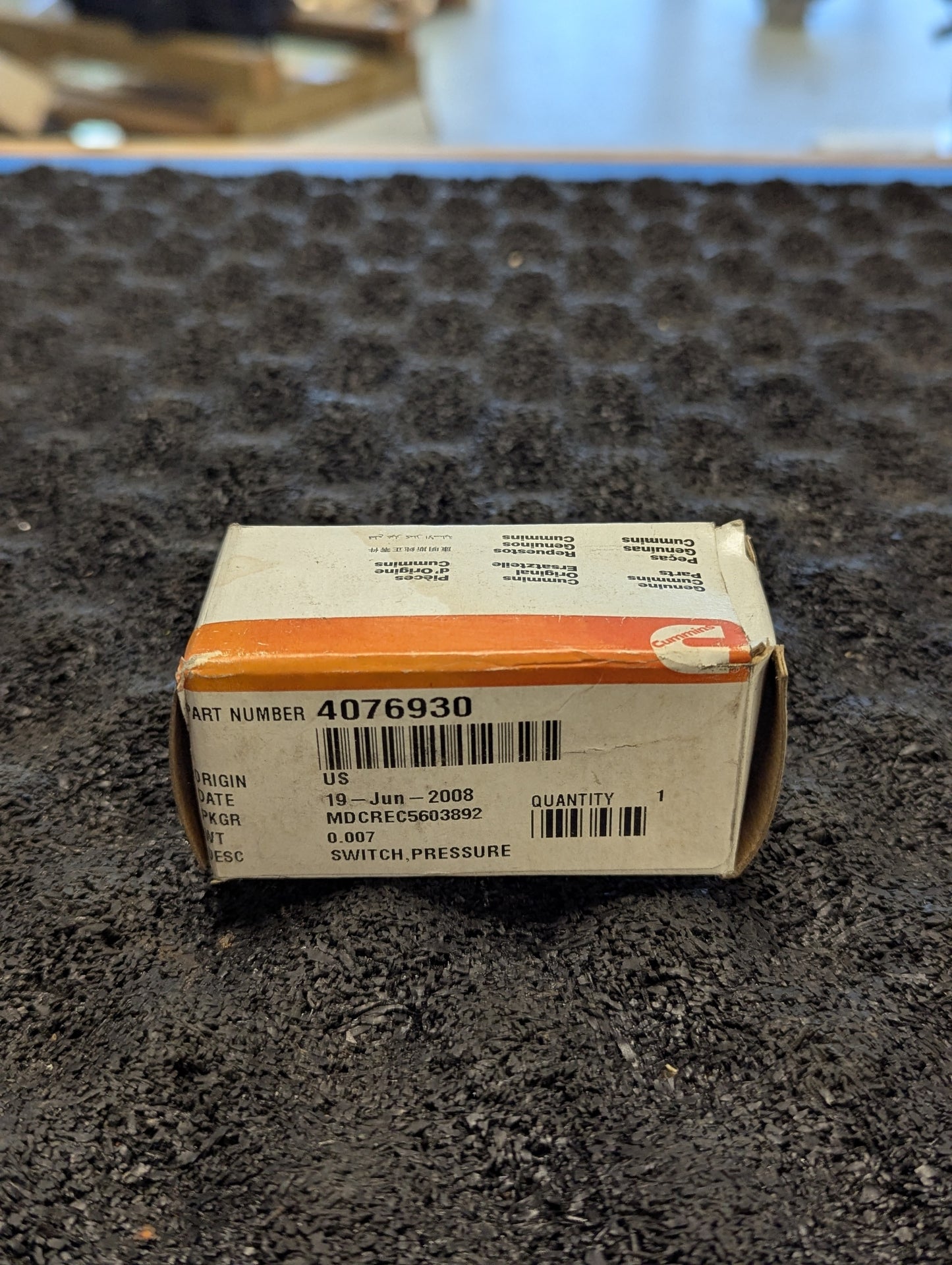 Cummins Oil Pressure Switch Sensor 4076930