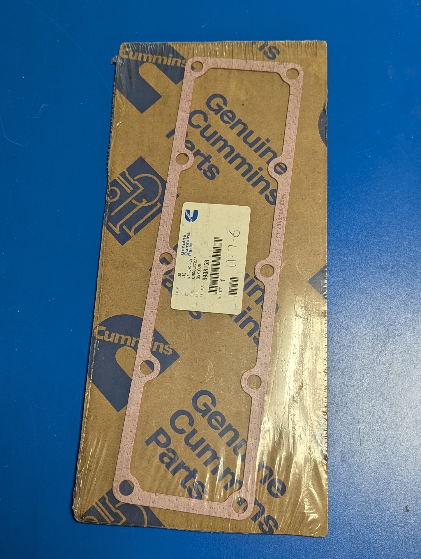 Cummins Intake Manifold Cover Gasket 3938153