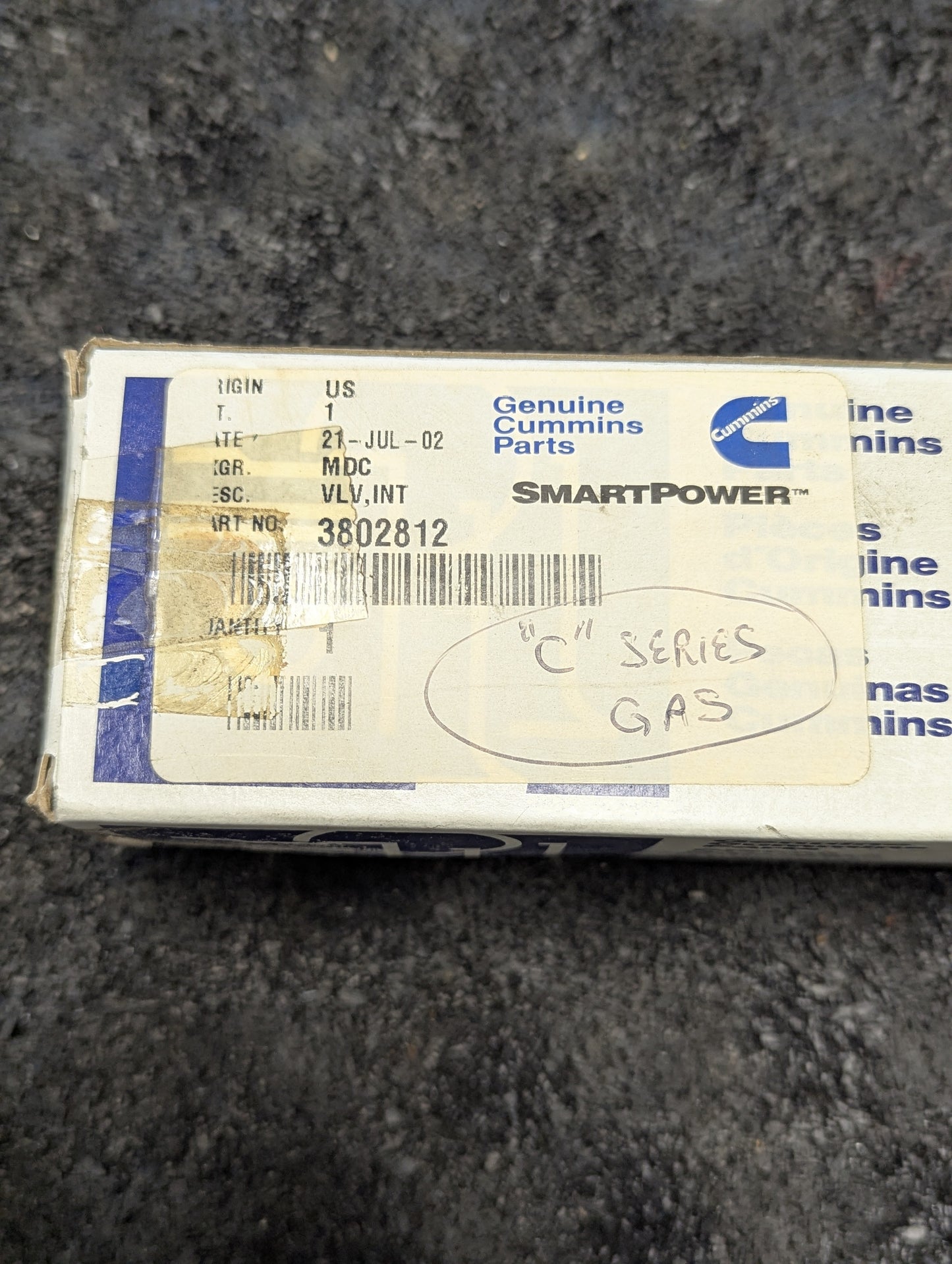 Cummins Intake Valve Kit 3802812