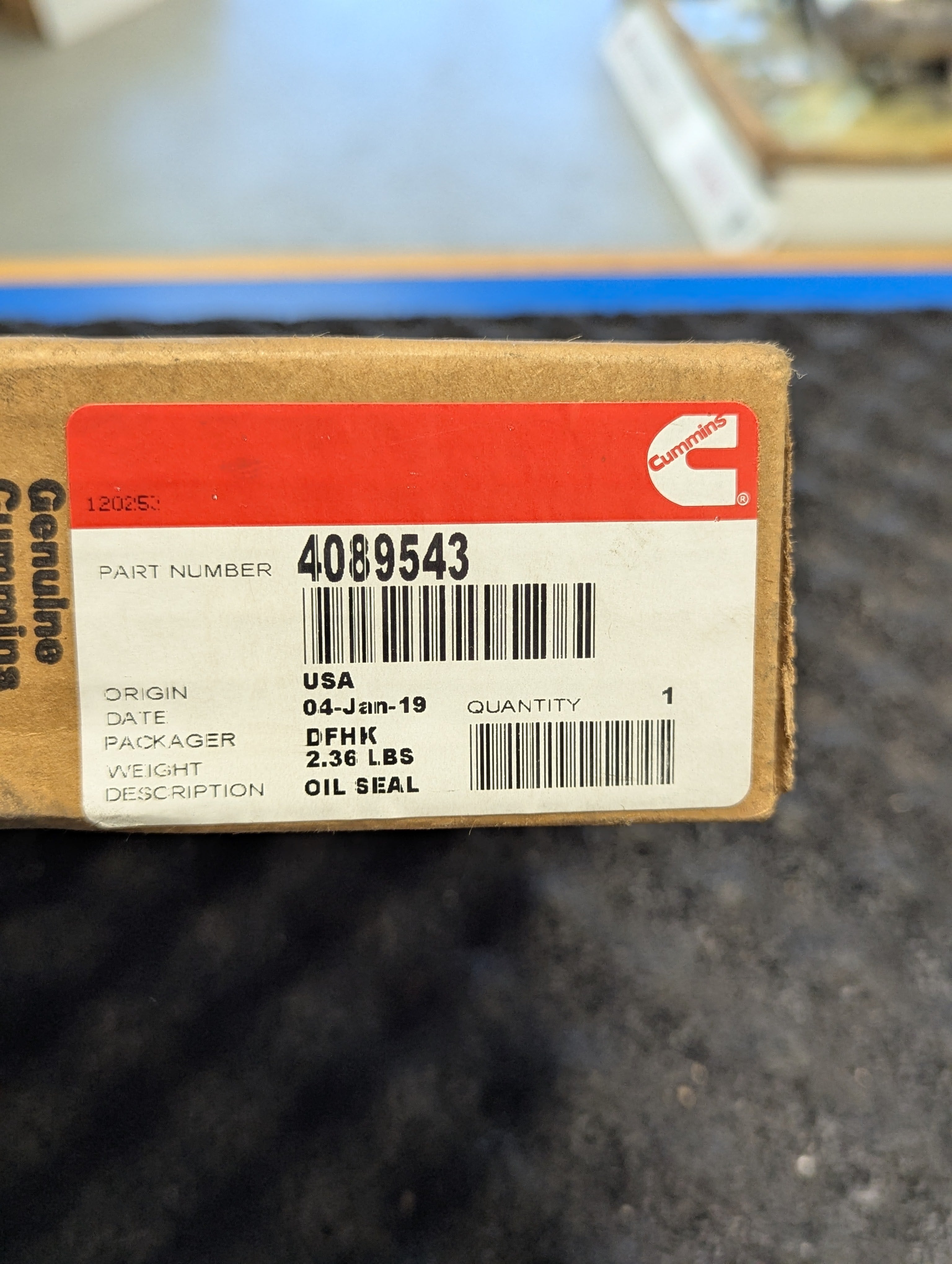 Cummins Rear Crankshaft Oil Seal Kit 4089543 – Industrial Engines Shop