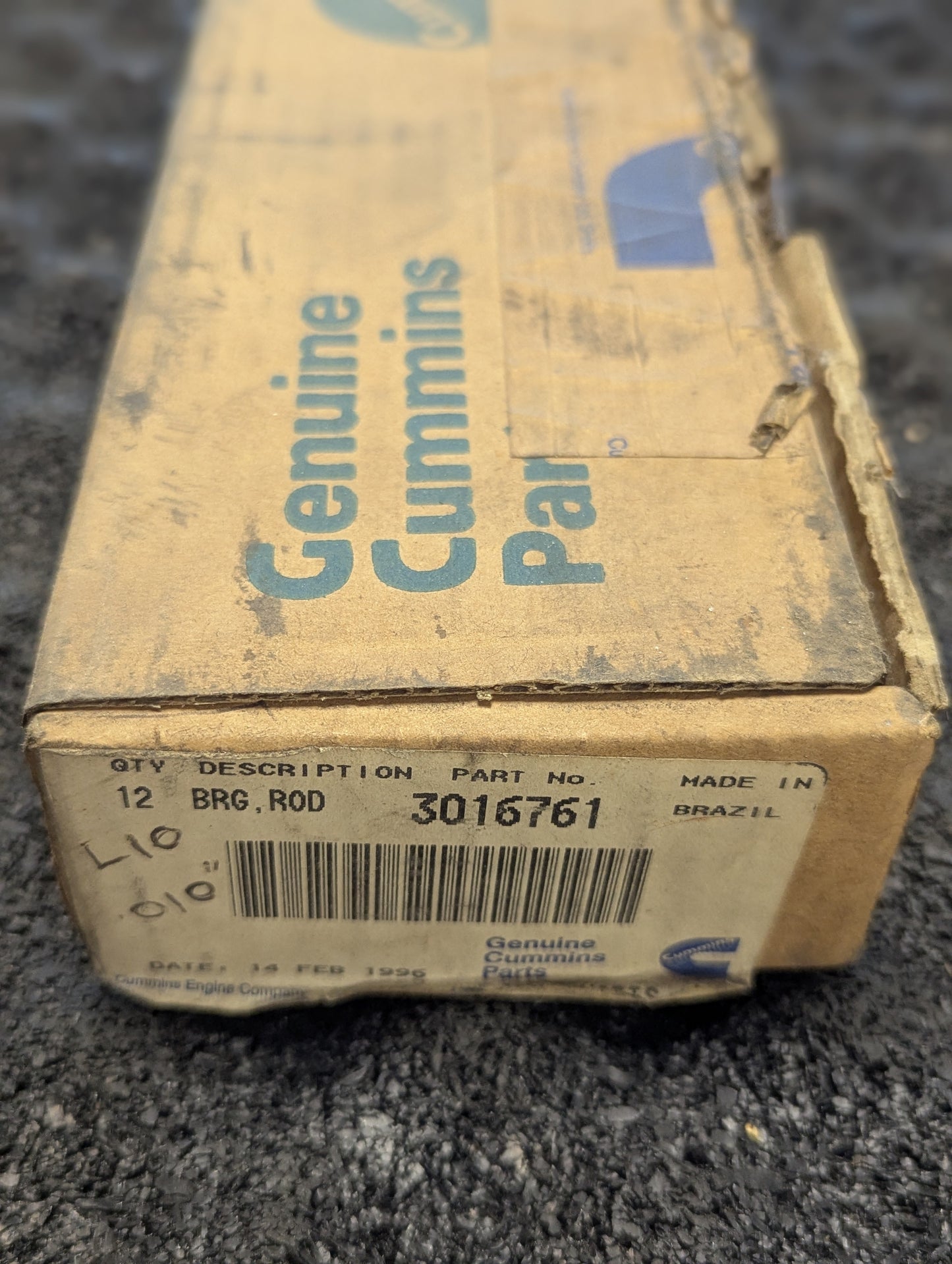 Cummins Con Rod Bearing 3016761