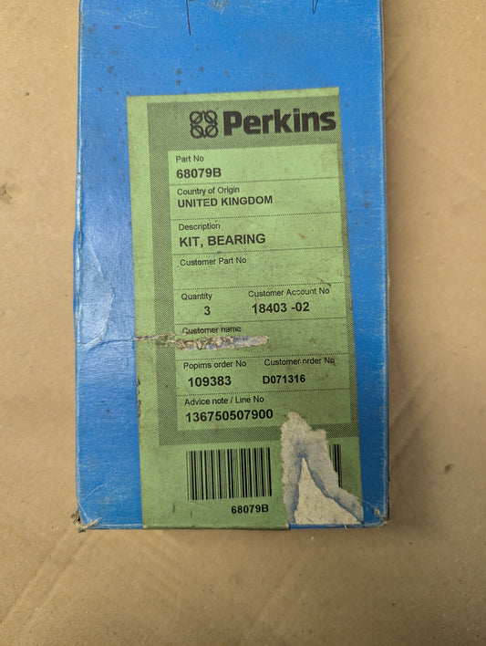 Perkins Bearing Kit 68079B