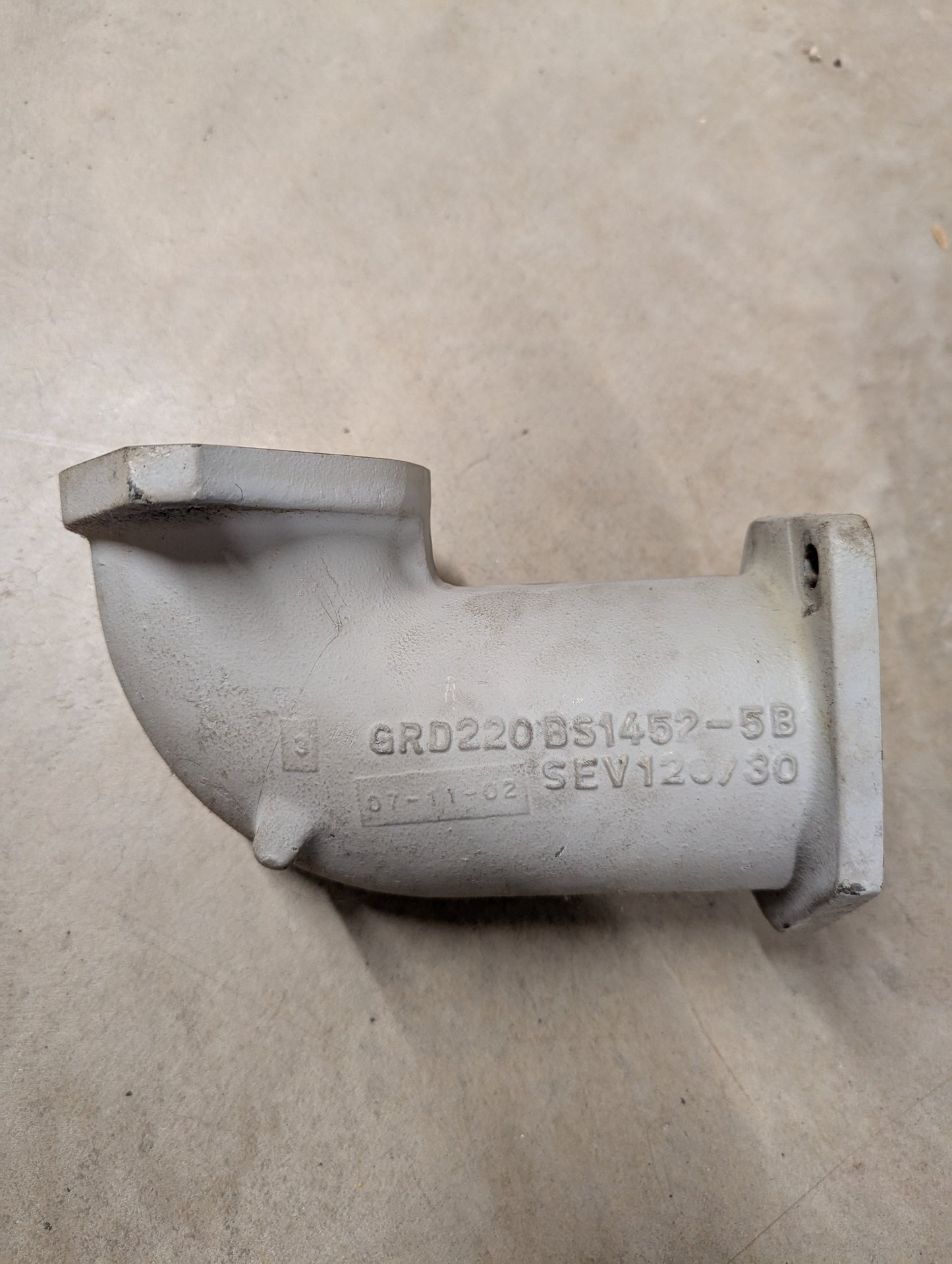 Perkins Exhaust Elbow SEV120/30