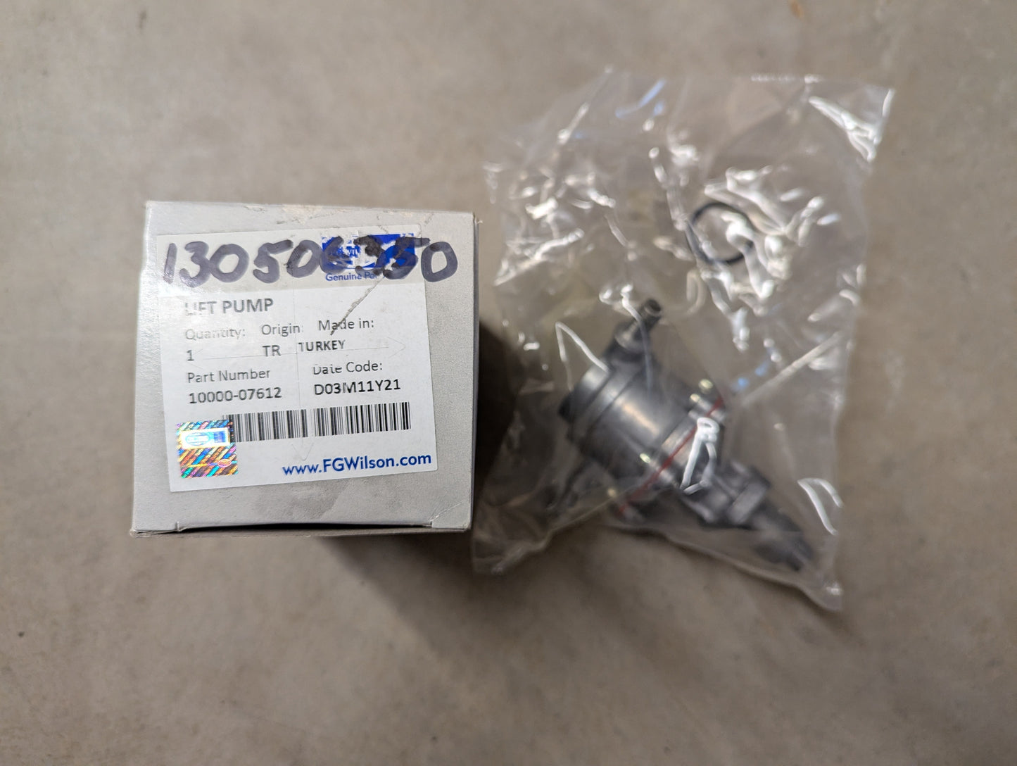 FG Wilson Lift Pump 10000-07612/130506350