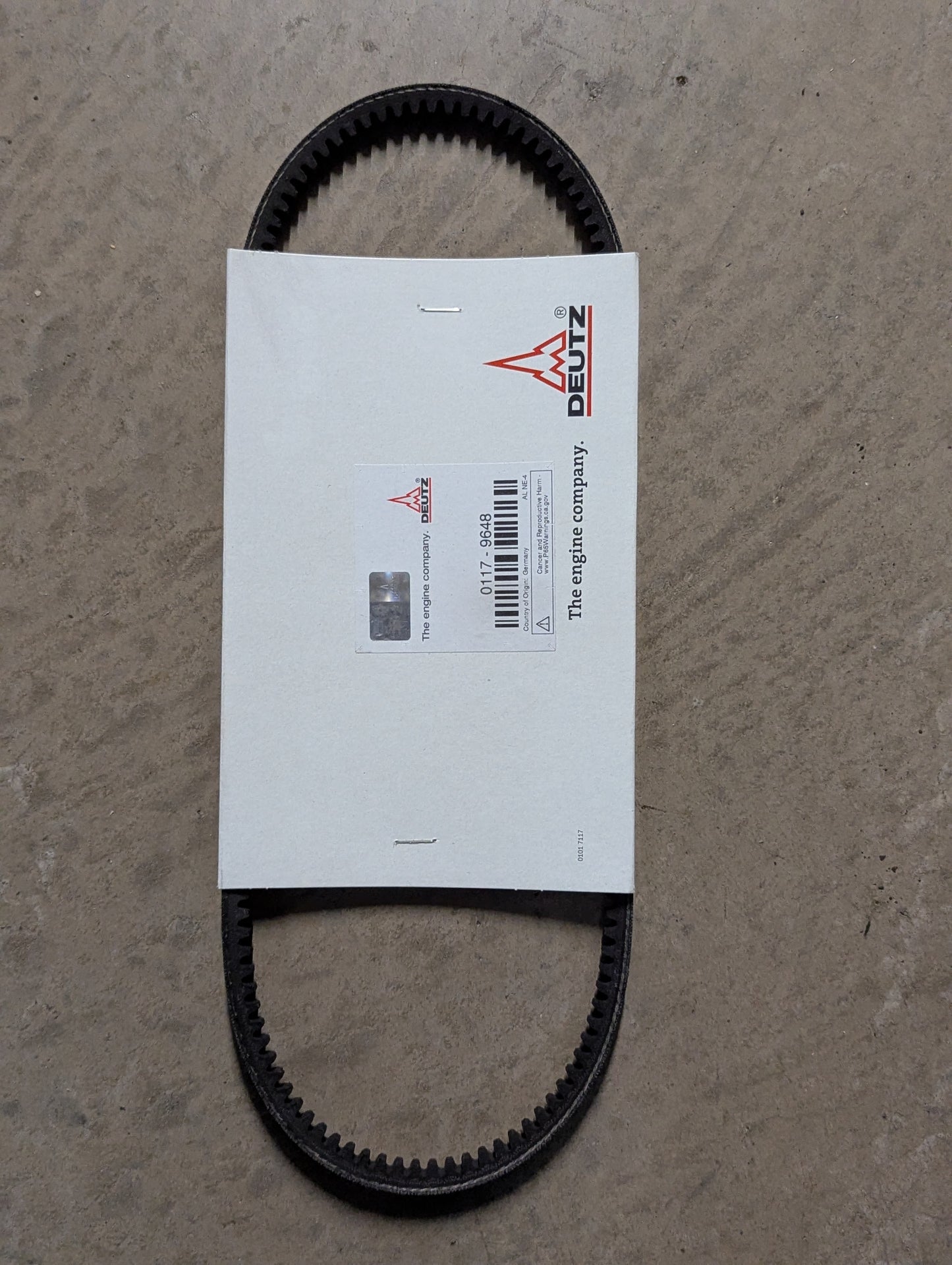 Deutz Belt 0117-9648