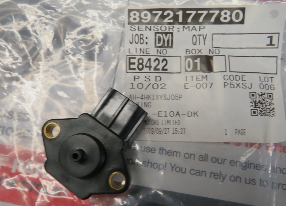 Isuzu 8972177780 Map Sensor Boost sensor PS61-05 4HK1 4LE2 4JJ1