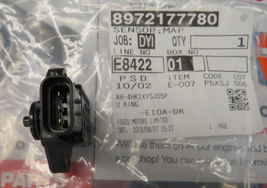 Isuzu 8972177780 Map Sensor Boost sensor PS61-05 4HK1 4LE2 4JJ1