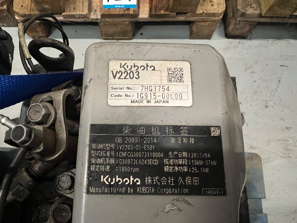 2 x Kubota V2203 Used Engines