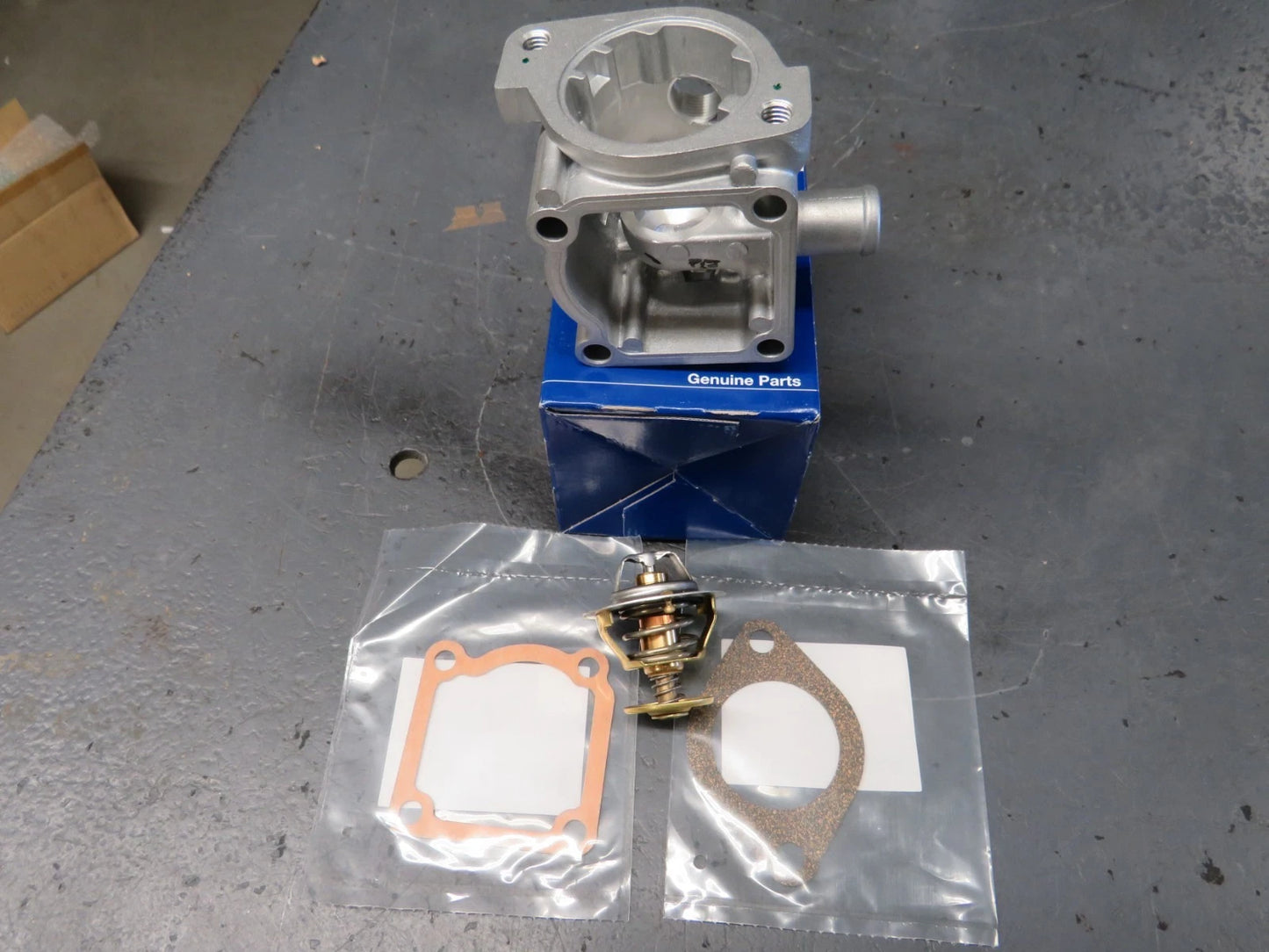 PERKINS 403D15 404D22 Alloy Thermostat housing kit 145046110 genuine